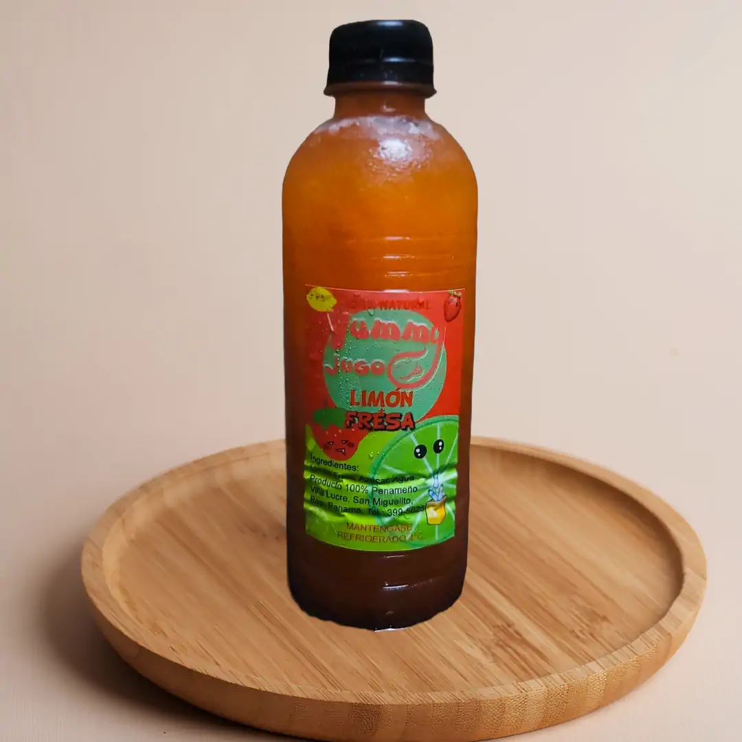 Jugo de Fresas con Limon - La Fusión que enamora 1 fresa con limon
